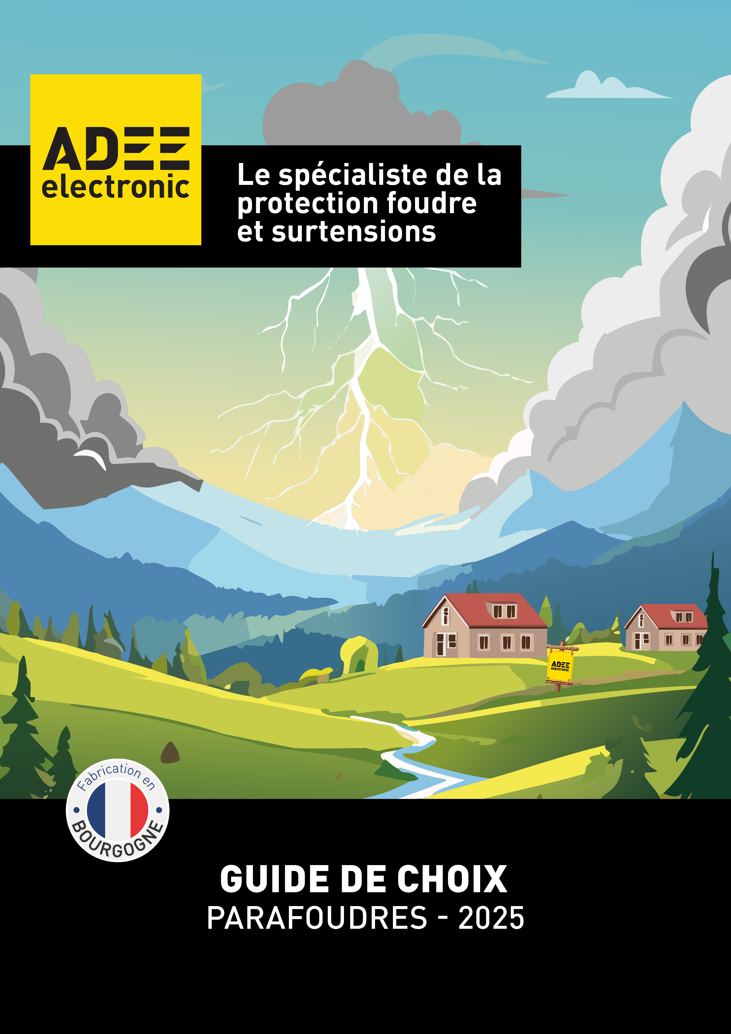 1ère de couverture plaquette ADEE electronic Guide de choix 2025